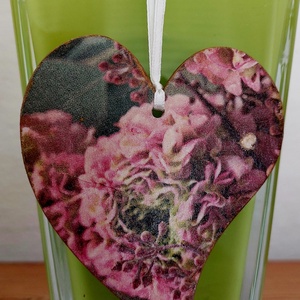 Virágos szívek párban - otthon & életmód - dekoráció - fali és függő dekoráció - függődísz - Meska.hu