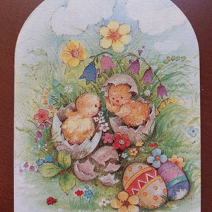 Húsvéti kép - otthon & életmód - dekoráció - fali és függő dekoráció - függődísz - Meska.hu