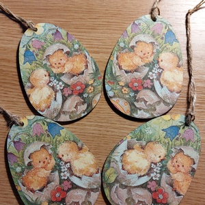 Húsvéti tojások - otthon & életmód - dekoráció - fali és függő dekoráció - függődísz - Meska.hu