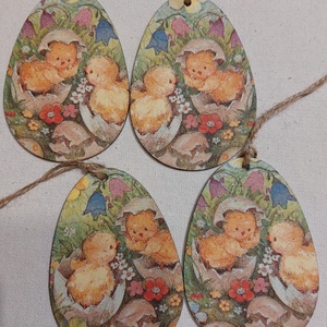 Húsvéti tojások - otthon & életmód - dekoráció - fali és függő dekoráció - függődísz - Meska.hu