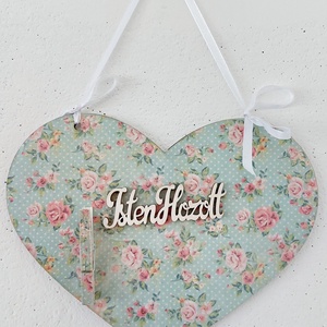 Nagy szív Isten Hozott felirattal - Meska.hu