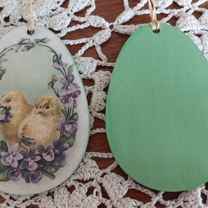 Húsvéti tojások - ünnepi díszek, dekorációk - húsvéti díszek és dekorációk - húsvéti tojásfadíszek - Meska.hu