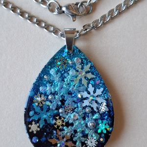 Kavargó hópelyhek - medál, Ékszer, Nyaklánc, Medál, Ékszerkészítés, MESKA