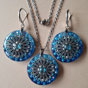 Téli világ ékszerszett, Ékszer, Ékszerszett, Ékszerkészítés, MESKA