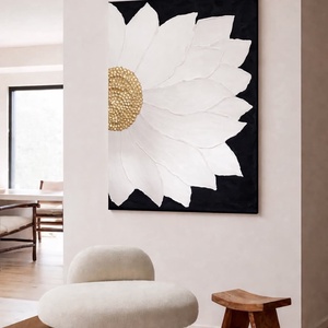 3D virág 50x70 cm vászonkép, Otthon & Életmód, Dekoráció, Kép & Falikép, Vászonkép, Festészet, MESKA