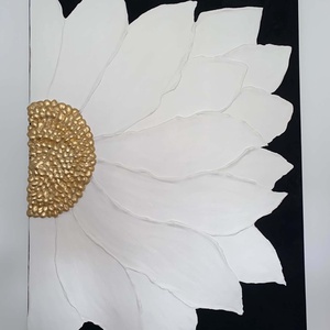 3D virág 50x70 cm vászonkép - otthon & életmód - dekoráció - kép & falikép - vászonkép - Meska.hu