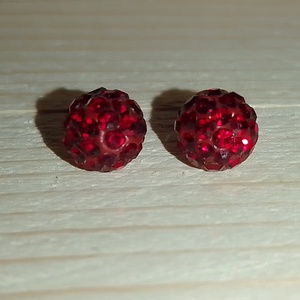 Shamballa fülbevaló fémmentes (többféle) - ékszer - fülbevaló - pötty fülbevaló - Meska.hu