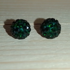 Shamballa fülbevaló fémmentes (többféle) - ékszer - fülbevaló - pötty fülbevaló - Meska.hu
