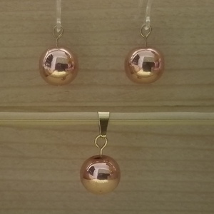 Rosegold Hematit ékszer szett, Ékszer, Ékszerszett, Ékszerkészítés, Fémmegmunkálás, MESKA