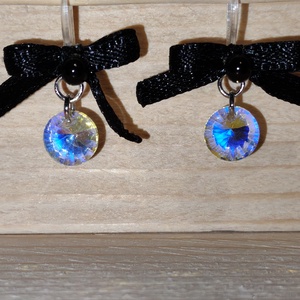  Masnis rivoli fülbevaló - ékszer - fülbevaló - lógó fülbevaló - Meska.hu