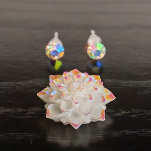 Jégvirág ékszerszett (fémmentes) - ékszer - ékszerszett - Meska.hu