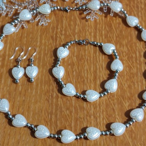 Mézeskalácsszív ékszerszett  - ékszer - ékszerszett - Meska.hu