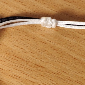 Jin-Jang Makramé Karkötő - ékszer - karkötő - fonott karkötő - Meska.hu