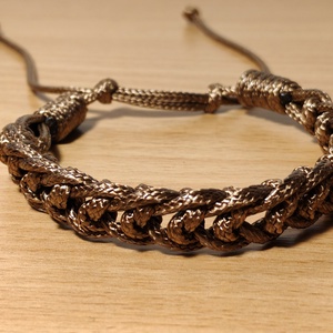 Férfi Makramé Karkötő, Ékszer, Karkötő, Fonott karkötő, Csomózás, MESKA