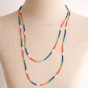 7 Csakra Univerzális Gyöngynyaklánc - ékszer - nyaklánc - gyöngyös nyaklánc - Meska.hu