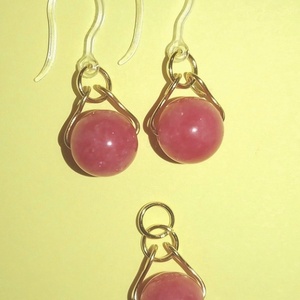 Eper Jade Ékszerszett - ékszer - ékszerszett - Meska.hu