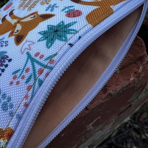 Nelli - rókamintás közepes méretű neszesszer - táska & tok - neszesszer - Meska.hu