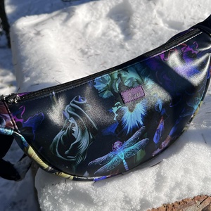 Divatos félhold alakú táska, Táska & Tok, Kézitáska & válltáska, Vállon átvethető táska, Varrás, MESKA