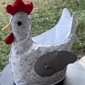 Húsvéti tojástartó tyúk - ünnepi díszek, dekorációk - húsvéti díszek és dekorációk - húsvéti tojástartó - Meska.hu