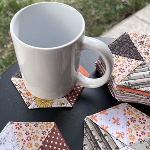 Hatszögletű poháralátét - Meska.hu