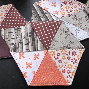 Hatszögletű poháralátét - otthon & életmód - konyhafelszerelés, tálalás - tálalás - tányér- és poháralátét - Meska.hu