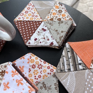 Hatszögletű poháralátét - otthon & életmód - konyhafelszerelés, tálalás - tálalás - tányér- és poháralátét - Meska.hu