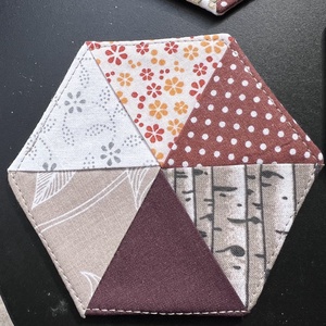 Hatszögletű poháralátét - otthon & életmód - konyhafelszerelés, tálalás - tálalás - tányér- és poháralátét - Meska.hu