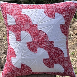 Patchwork díszpárna, Otthon & Életmód, Lakástextil, Párna & Párnahuzat, Díszpárna (belsővel együtt), Patchwork, foltvarrás, Varrás, MESKA