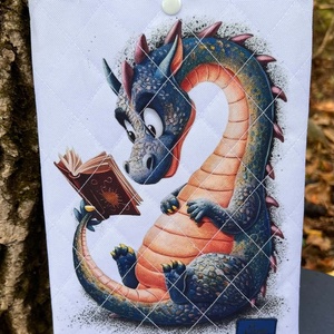 Könyvtok egyedi mintával, Könyv & Zene, Könyvtok, Varrás, MESKA