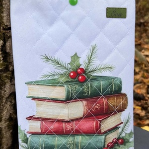 Könyvtok egyedi mintával, Könyv & Zene, Könyvtok, Varrás, MESKA
