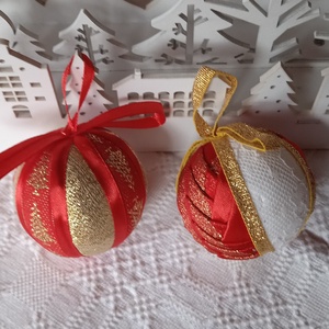 Karácsonyfa díszek  - karácsony - karácsonyi lakásdekoráció - karácsonyfadíszek - Meska.hu