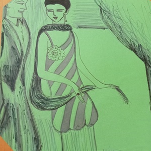 Zöld-fekete kollekció , Művészet, Grafika & Illusztráció, Egyéb rajzok, Fotó, grafika, rajz, illusztráció, MESKA