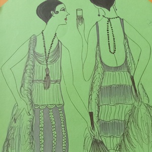 Zöld-fekete kollekció  - művészet - grafika & illusztráció - egyéb rajzok - Meska.hu