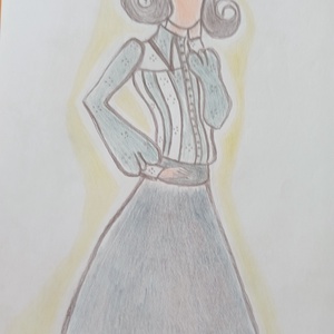 Hölgyek kollekció  - művészet - grafika & illusztráció - ceruzarajz - Meska.hu