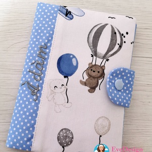 Eü kiskönyv borító textilből - Meska.hu