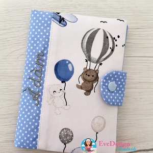 Eü kiskönyv borító textilből - otthon & életmód - papír, írószer - könyv- és füzetborító - Meska.hu