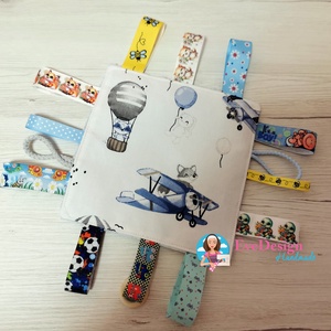 Plüss-Pamut címkerongyi, rongyi kendő, Játék & Sport, 3 éves kor alattiaknak, Alvóka & Rongyi, Varrás, MESKA