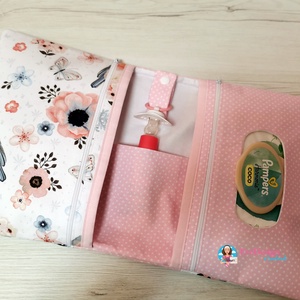 Pelenkatáska és Kiskönyv borító szett - játék & sport - babalátogató ajándékcsomag - Meska.hu