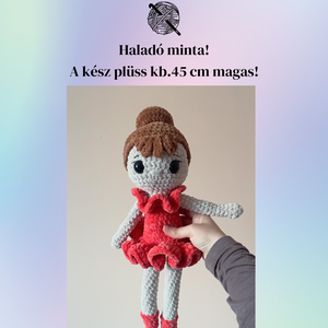 Balerina baba horgolás minta PDF - Meska.hu