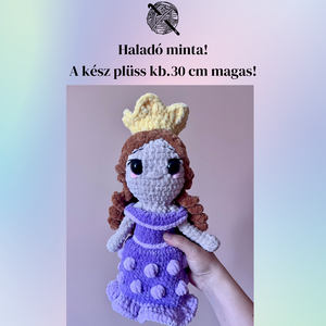 Lilla hercegnő horgolás minta PDF, DIY (Csináld magad), Szabásminta, útmutató, Horgolási minta, Horgolás, MESKA