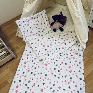 Ágynemű szett (csillagos) - játék & sport - ovis felszerelés - ovis ágynemű - Meska.hu