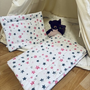 Ágynemű szett (csillagos) - játék & sport - ovis felszerelés - ovis ágynemű - Meska.hu