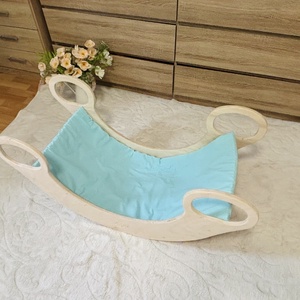 Szivárványhinta párna - játék & sport - készségfejlesztő és logikai játék - montessori szivárvány, waldorf játékok - Meska.hu