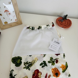 Zöldséges szatyor  - táska & tok - bevásárlás & shopper táska - shopper, textiltáska, szatyor - Meska.hu