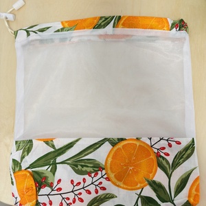 Narancsos szatyor - táska & tok - bevásárlás & shopper táska - shopper, textiltáska, szatyor - Meska.hu