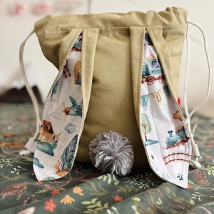 Vonatos hátizsák - játék & sport - ovis felszerelés - ovis hátizsák - Meska.hu