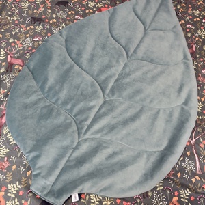 Türkiz levélszőnyeg - Meska.hu