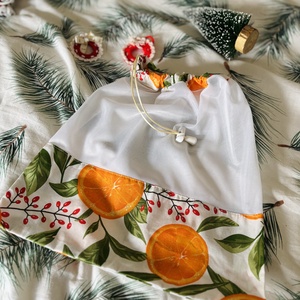 Narancsos szatyor - táska & tok - bevásárlás & shopper táska - shopper, textiltáska, szatyor - Meska.hu