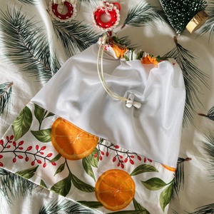 Narancsos szatyor - táska & tok - bevásárlás & shopper táska - shopper, textiltáska, szatyor - Meska.hu