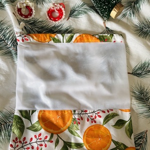 Narancsos szatyor - táska & tok - bevásárlás & shopper táska - shopper, textiltáska, szatyor - Meska.hu